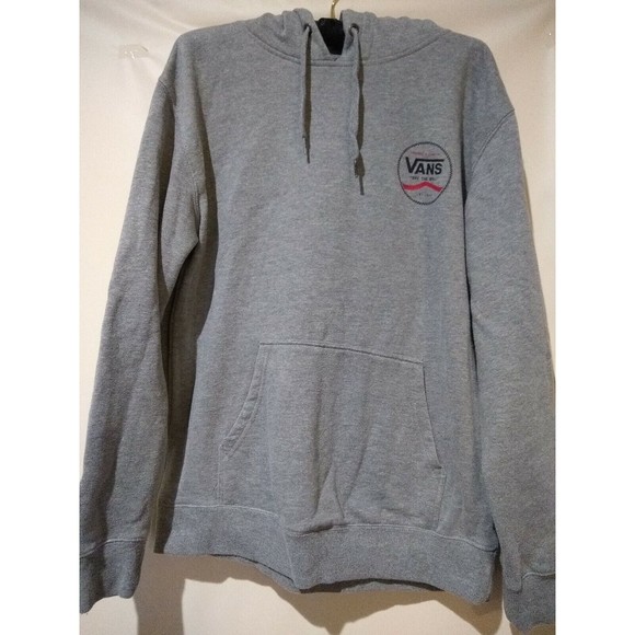 VANS Unisex Gray  Hooded Sweatshirt Size Medium (663) - Picture 4 of 12